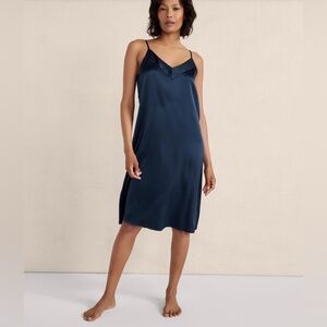 NWT Haven Well Within Black Washable Silk Chemise